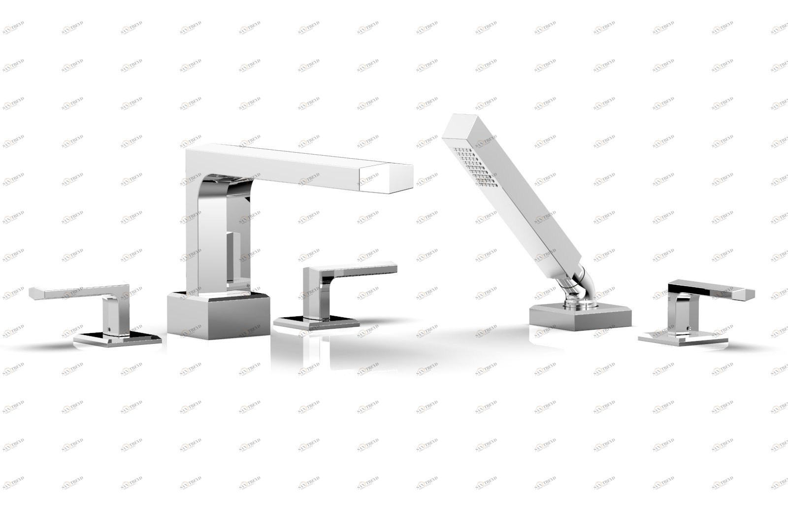 Смеситель для ванны DIAMA Phylrich  184-49-026 Хромированный 