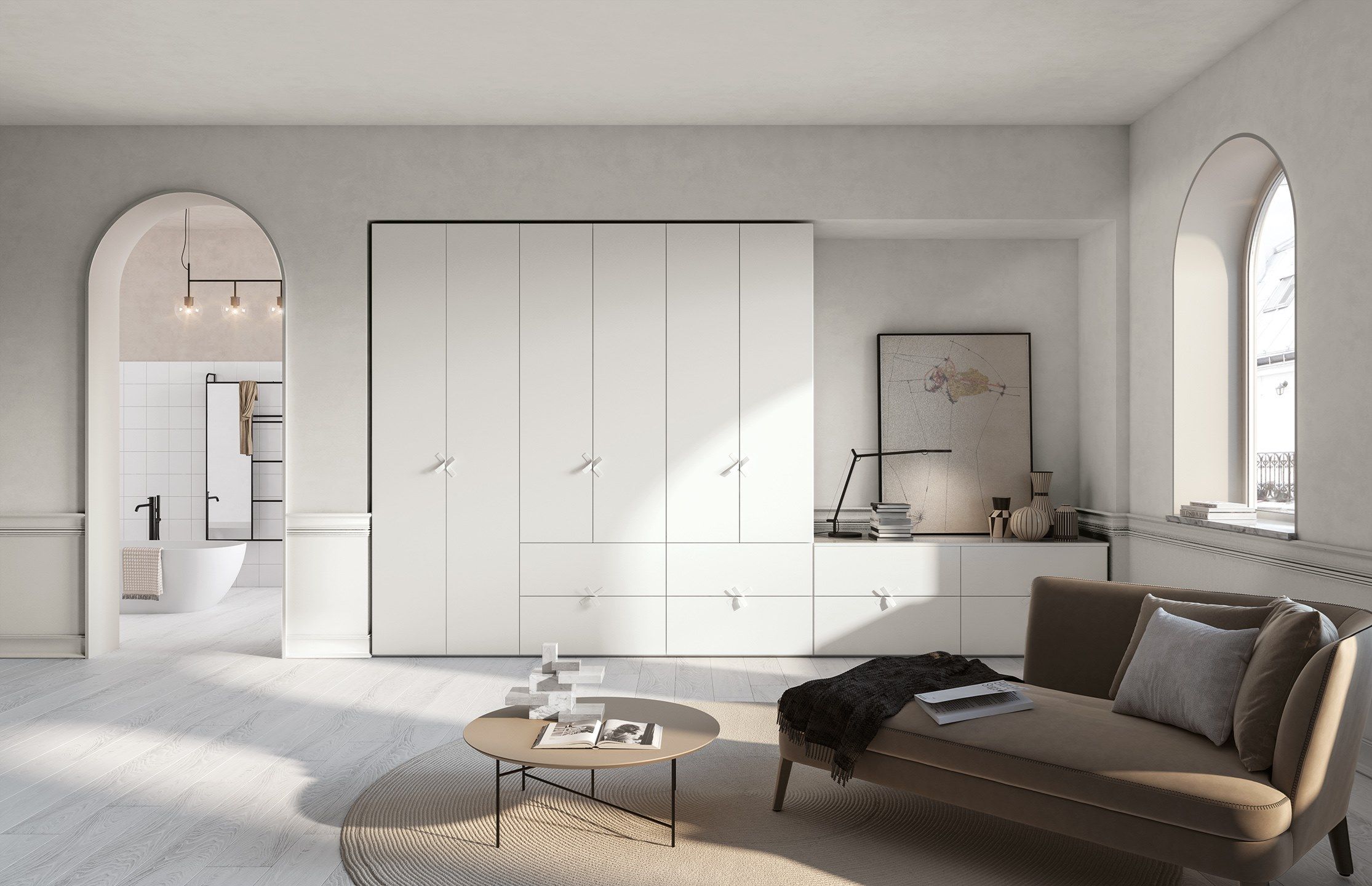 Шкаф с гладкой створкой TUMIDEI Armadio ARCH-00130805 - Вид №2