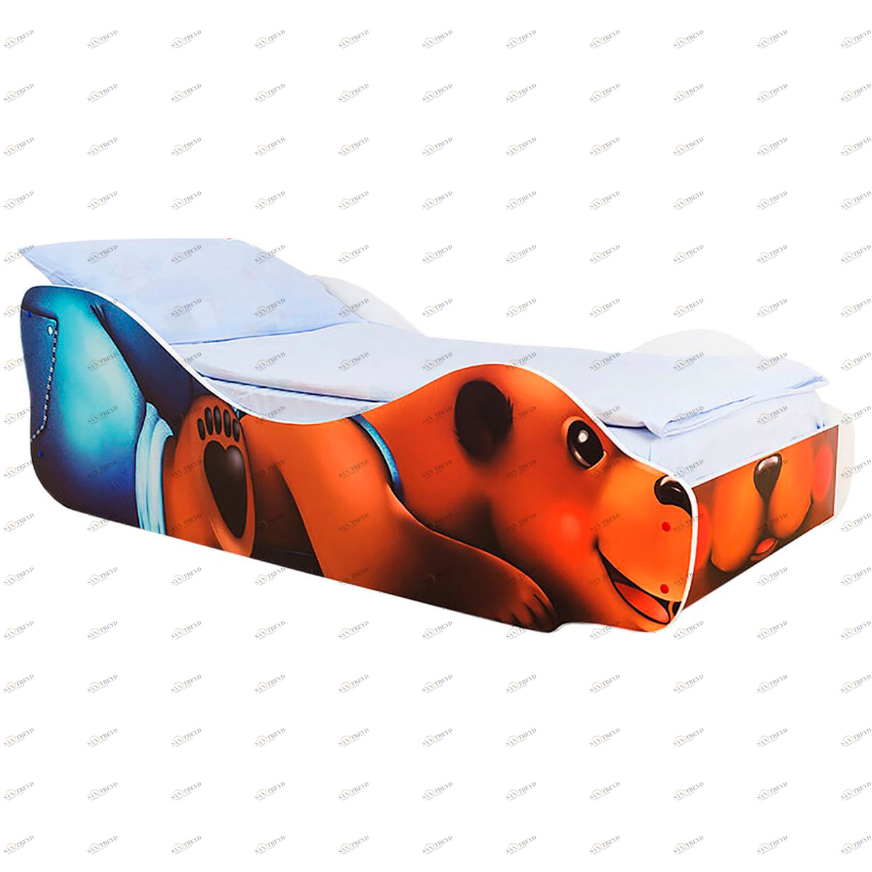 Детская кровать "Мишка Топтыгин" БЕЛЬМАРКО  326777 Коричневый Santreyd 