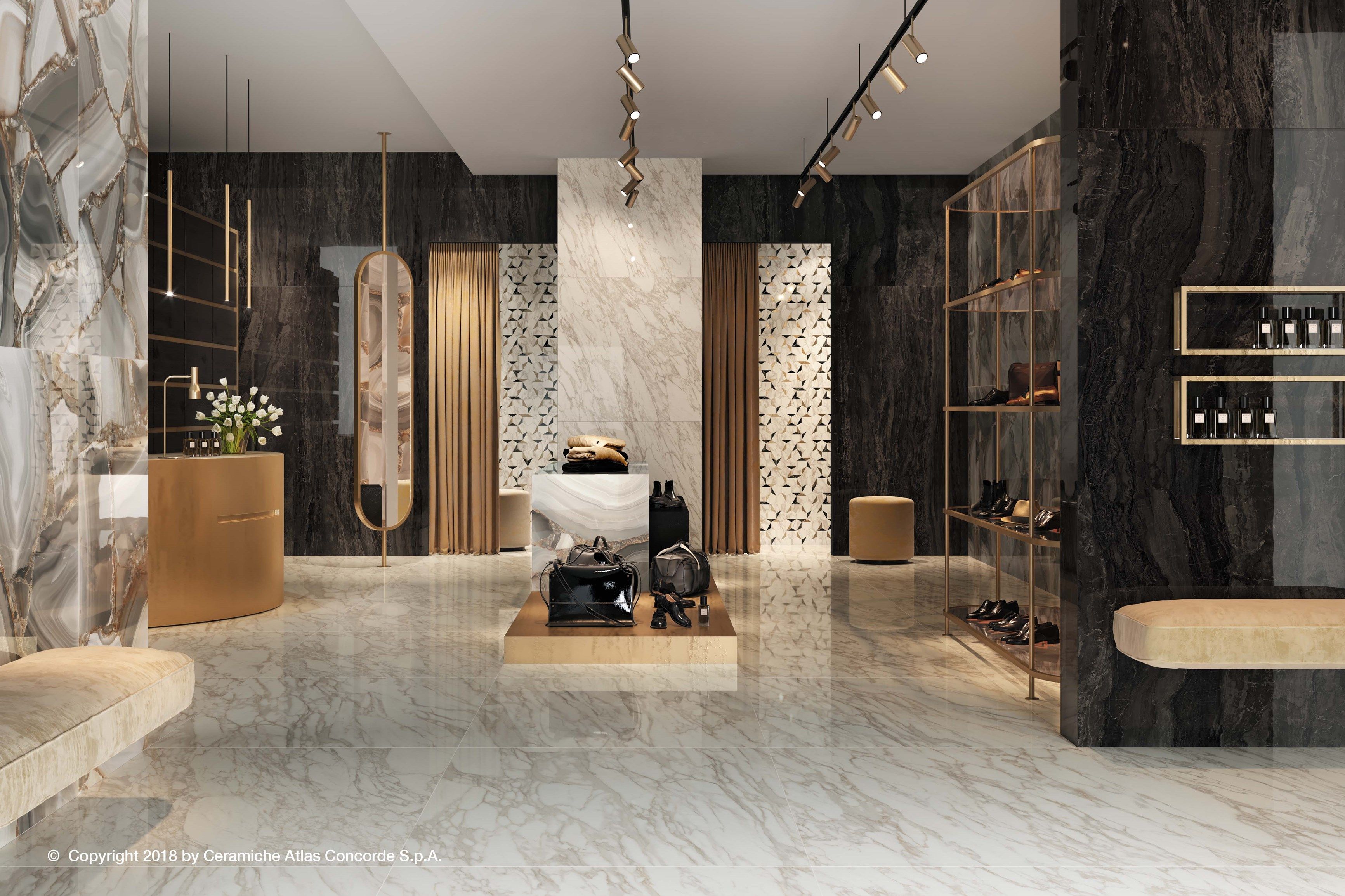 Пол из керамогранита с мраморным эффектом Atlas Concorde Marvel Edge ARCH-00074519 - Вид №37