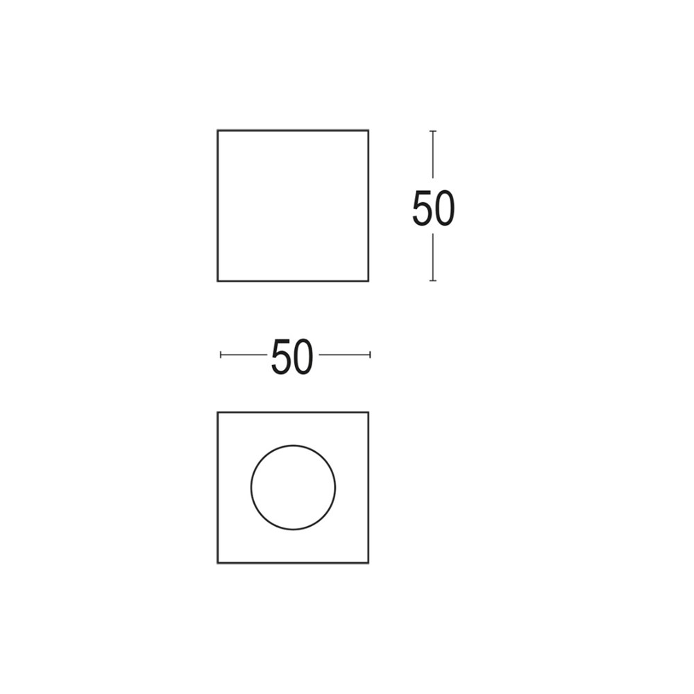 Box 0C SQ Ghidini Box C SQ .01 Белый (Матовый)  - Вид №4