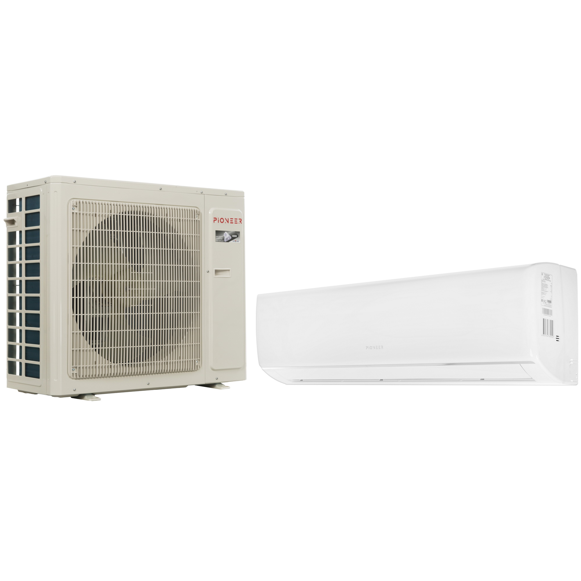 9969174 Кондиционер настенный сплит-система Pioneer KFR100MW/KOR100MW Nord-30 белый STDN-0030276