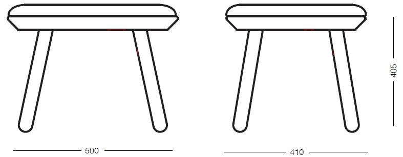 EMKO Подставка для ног из ясеня Naïve Naive sun-id-1413585 - Вид №7