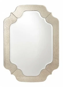 Зеркало настенное в зеркальной раме Fionn PUSHA ДИЗАЙНЕРСКИЕ 062675 Бежевый