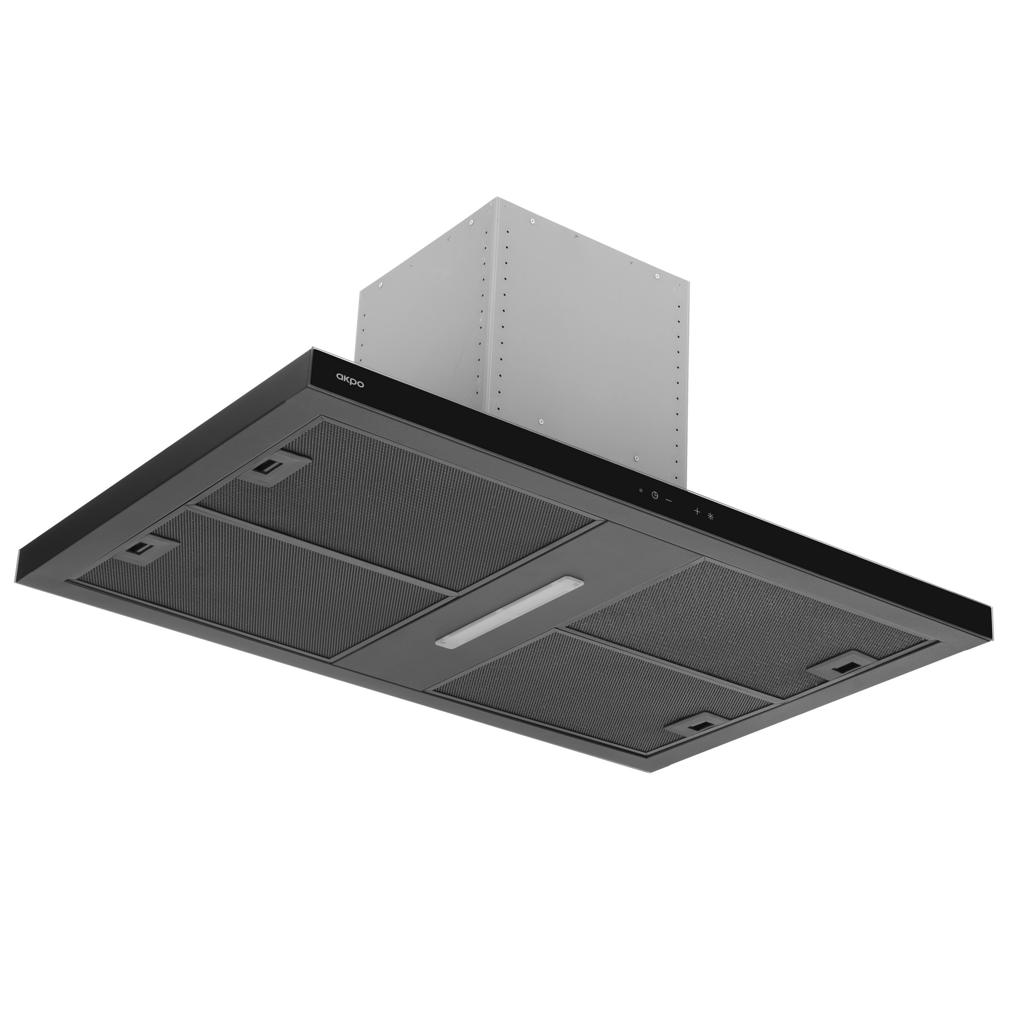 5354594 Вытяжка каминная Akpo WK-9 Isla Feniks glass slim черный/черный STDN-0019299