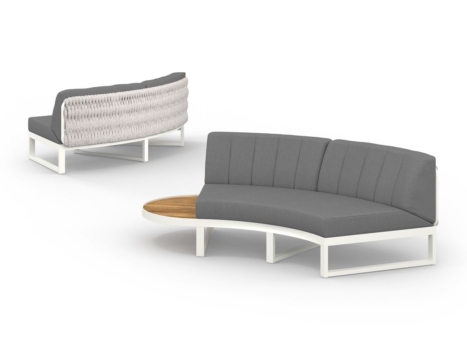 Модульный изогнутый садовый диван из ткани MAMAGREEN Munia ARCH-00037883 - Вид №15