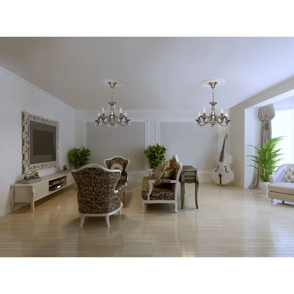 Люстра Аврора 5xE14x60 Вт, металл, цвет бронза MW-Light STLM-2125019 - Вид №14