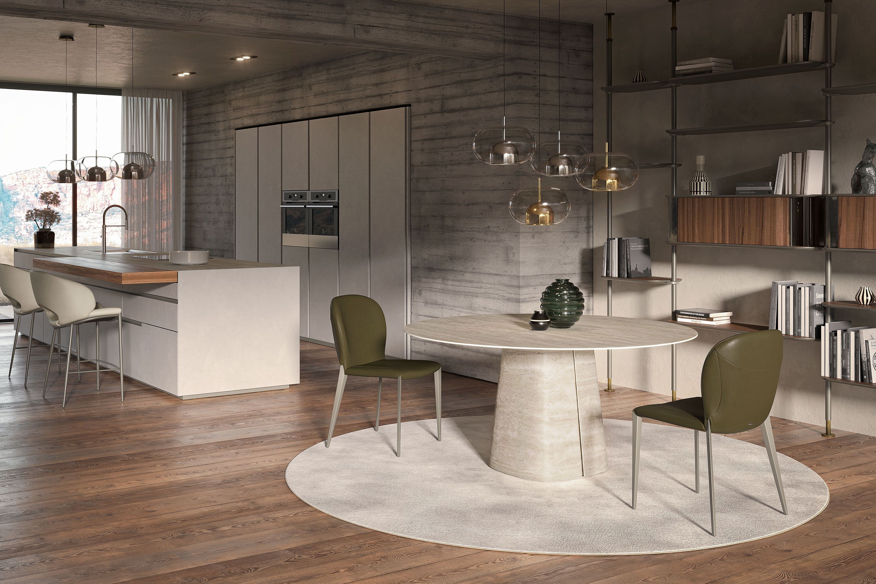 Круглый керамический стол Cattelan italia Rado ARCH-00149027 - Вид №1