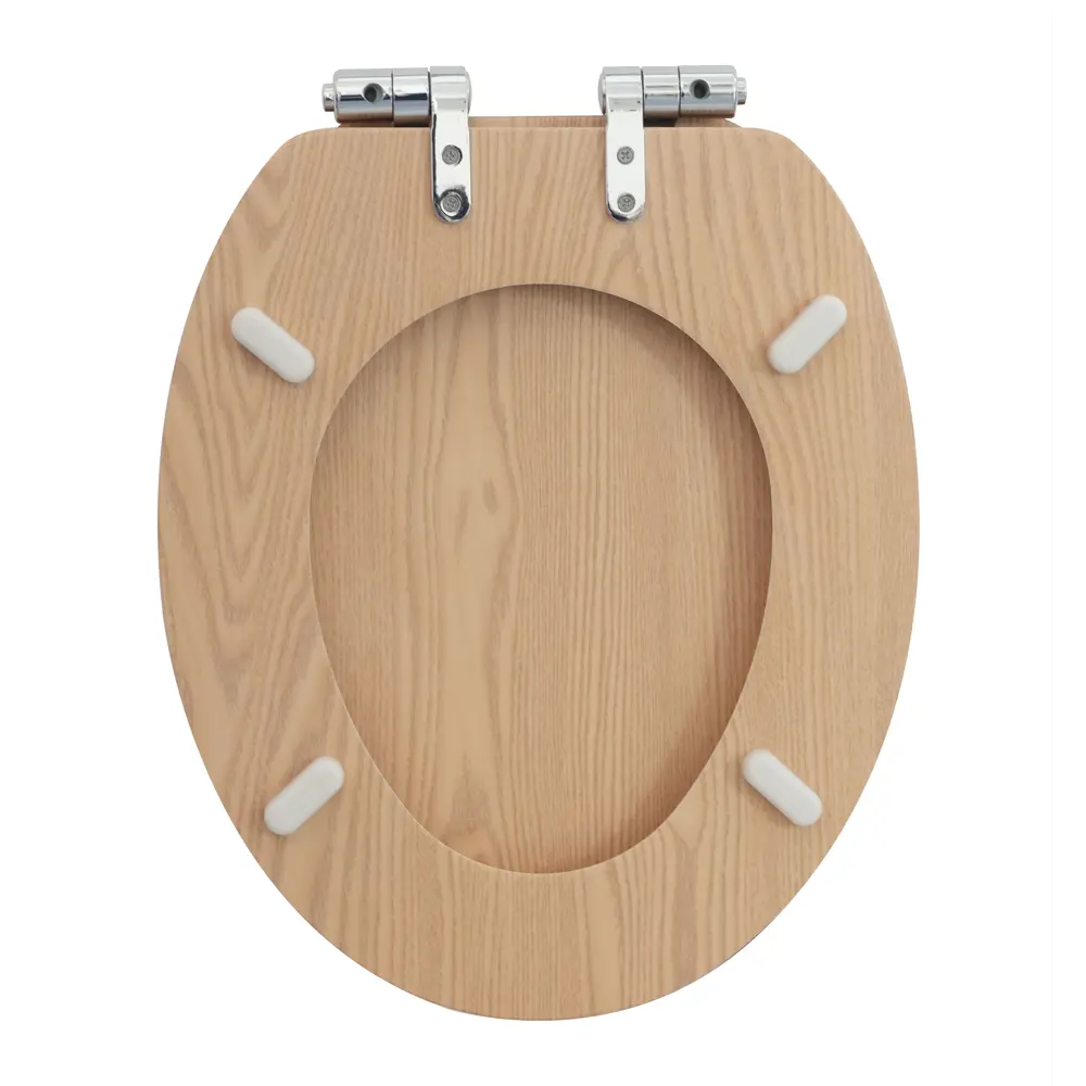 Сиденье для унитаза KONSENSA Терни с микролифтом цвет натуральный дуб STLM-2092336 - Вид №4