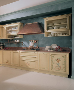 202 Tifernoit Кухня с декором "Фруктовые вазы" Cucina