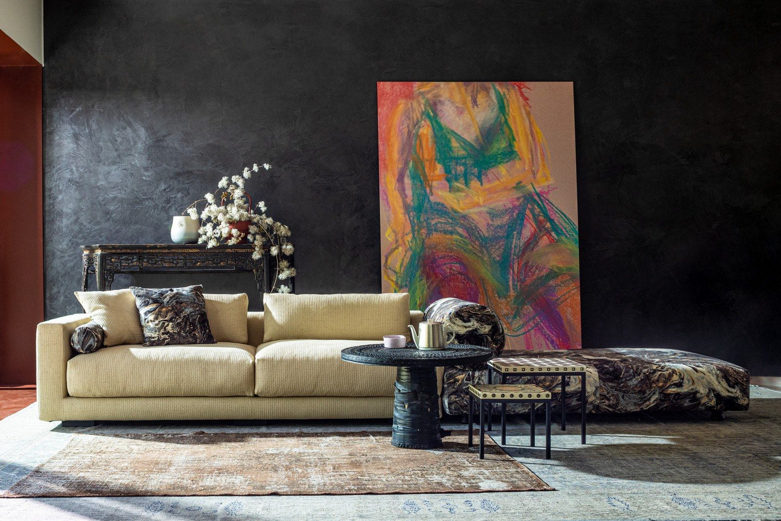 Тканевый диван с полуостровом MOROSO Salon Nana ARCH-00014690 - Вид №18