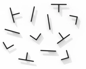 rosconi Настенная вешалка из алюминия Más