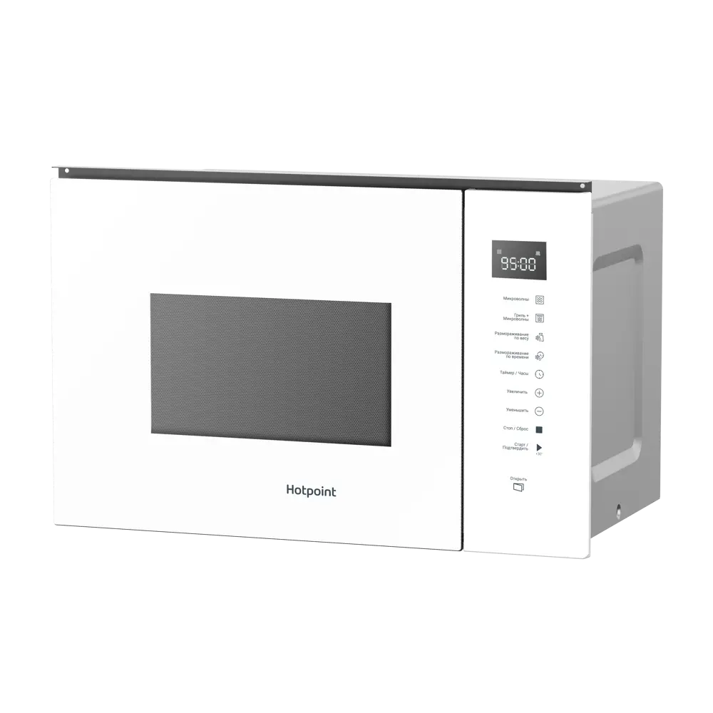 Микроволновая печь Hotpoint MF25G встраиваемая 25 л 59.4x33.3x38.7 см сенсорное управление цвет белый 89440726 STLM-2076837  - Вид №1