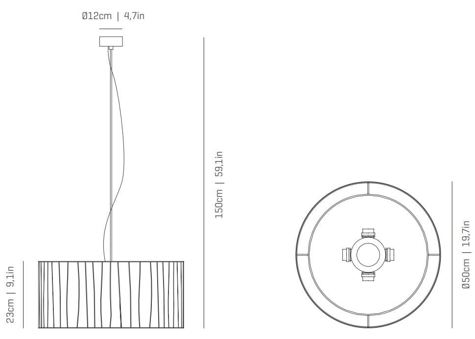 Стеклянный светодиодный подвесной светильник A-Emotional Light Curvas ARCH-00041919 - Вид №6