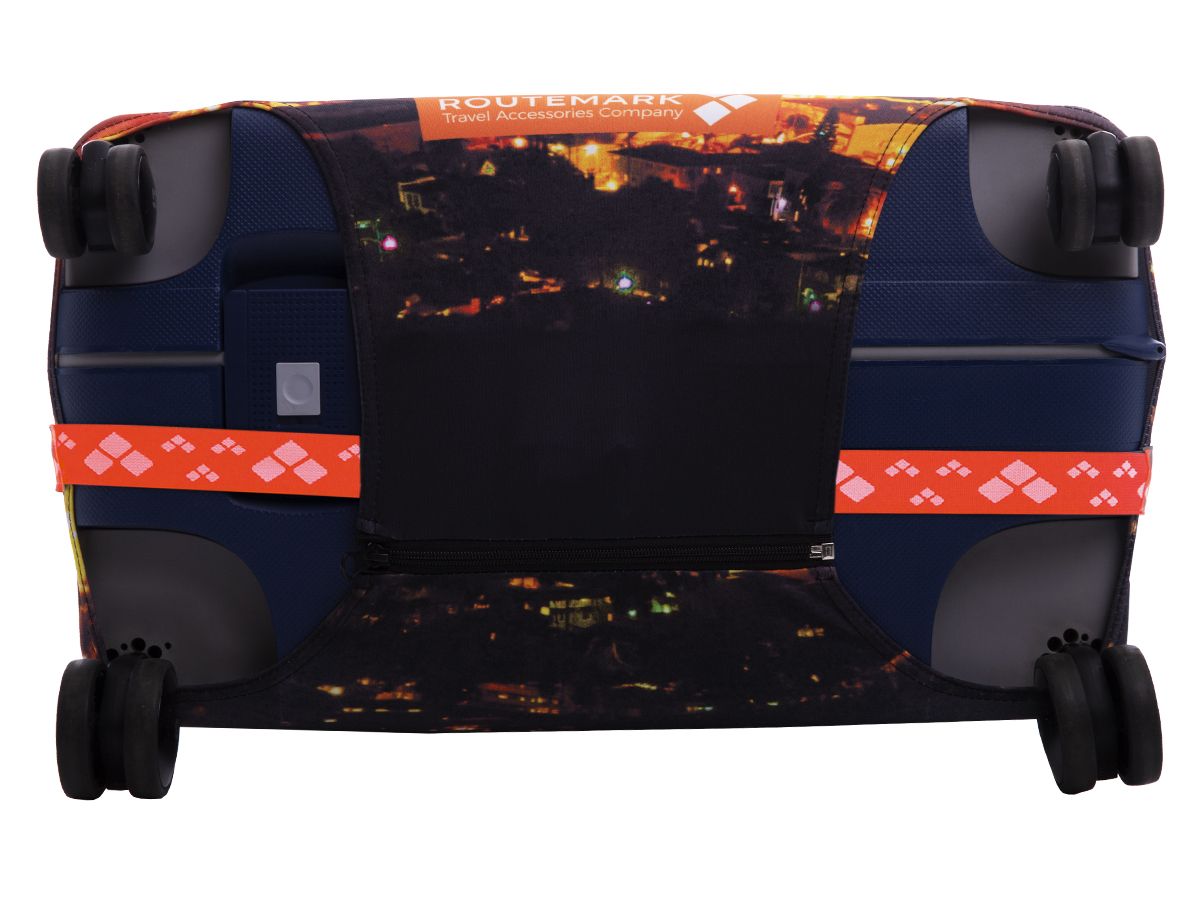 SP240 Megapolis-M/L Чехол для чемодана средний Megapolis M/L Routemark SP240  - Вид №5