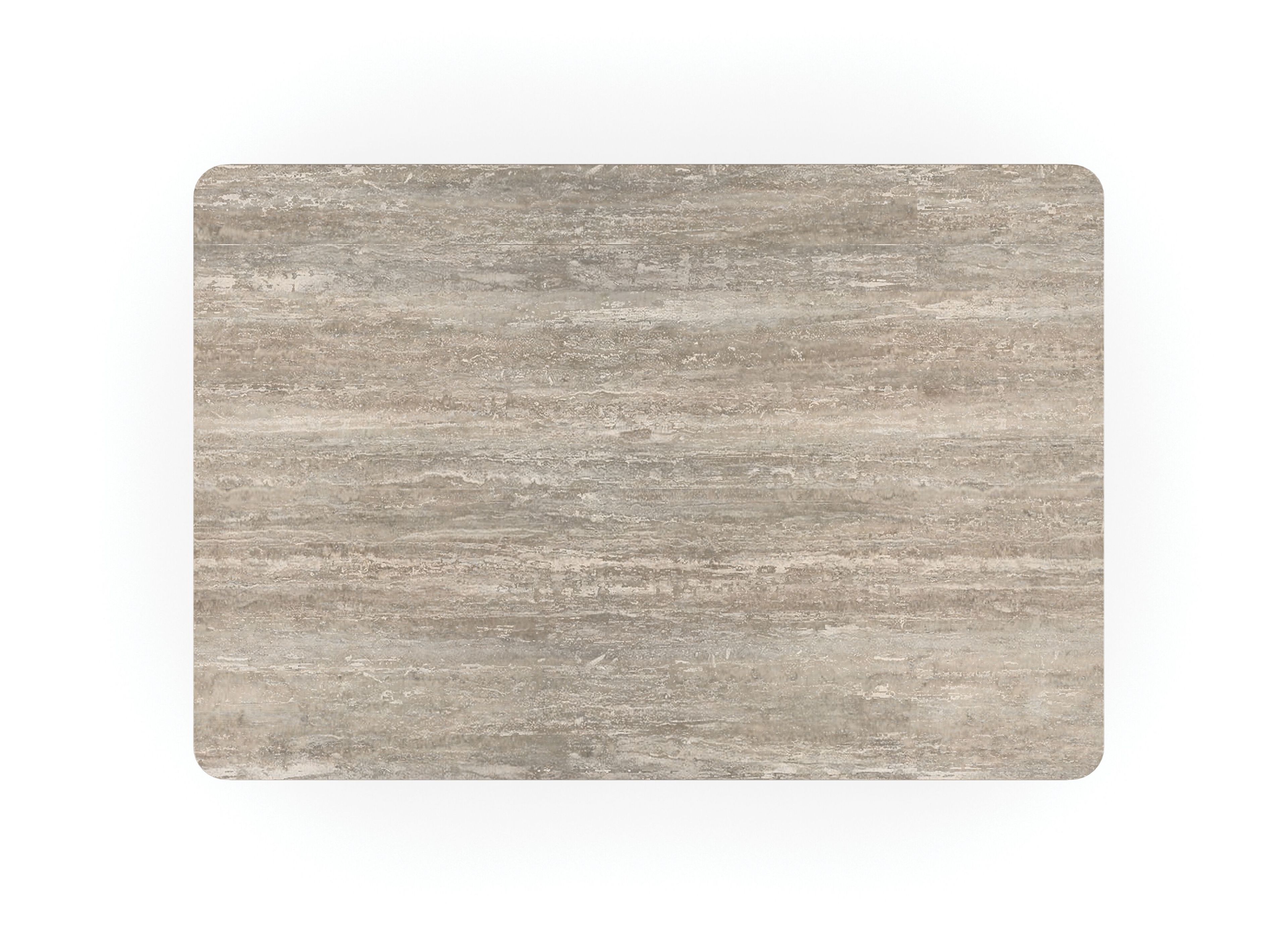 Прямоугольная тумбочка с травертиновым верхом и ящиками Caracole Balance ARCH-00006729 - Вид №4