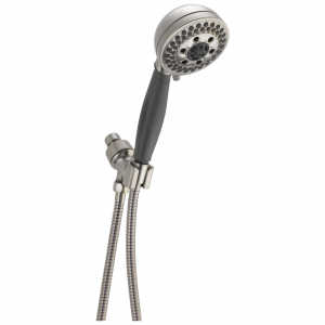 54445-SS-PK H2Okinetic® Ручной душ с креплением для душа с 5 настройками Delta Faucet Universal Showering Нержавеющая сталь
