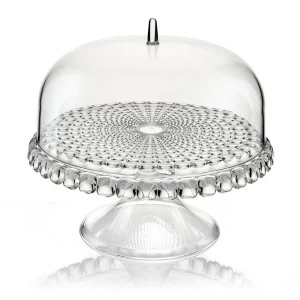 Тортовница круглая 30 см прозрачная Tiffany S GUZZINI  00-3869980 Прозрачный