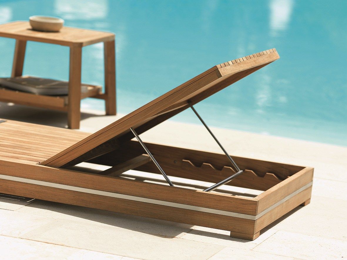 Лежак для сада с колесами Ethimo сущность ARCH-00083529 - Вид №3