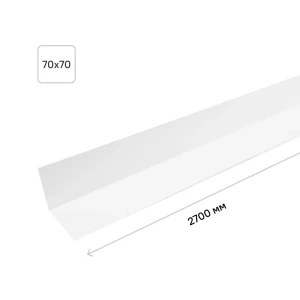 Угол 70x70x2700 мм цвет белый 15496774 STLM-2151526