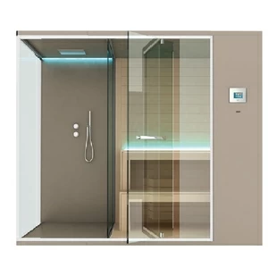 СПА: САУНА С ДУШЕМ 295 УГЛОВАЯ ETHOS