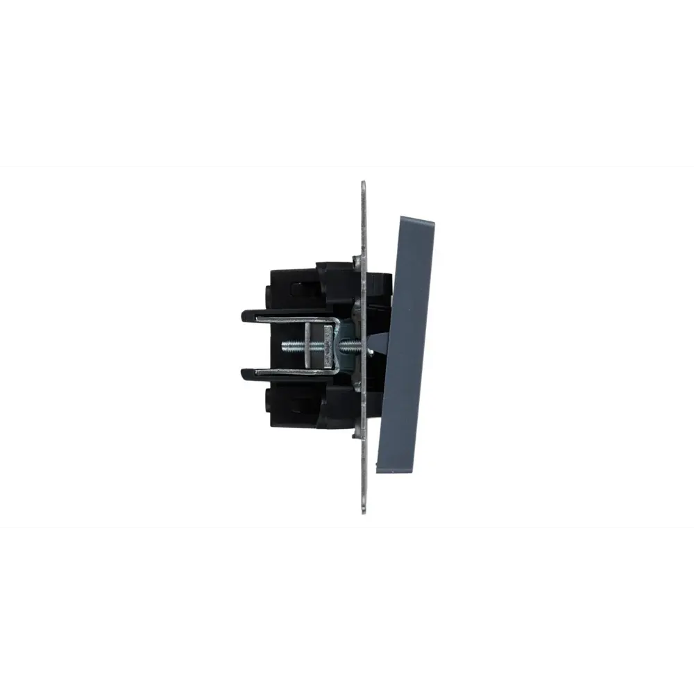 Выключатель встраиваемый IEK Brite 1 клавиша цвет маренго 89361883 STLM-2062756 - Вид №2