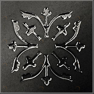 Вставка Валенсия черный 60х60 Керамика Будущего sun-id-322883