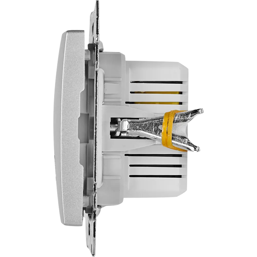 Розетка USB встраиваемая Systeme Electric Sedna, цвет алюминий 82677562 STLM-2094467 - Вид №2