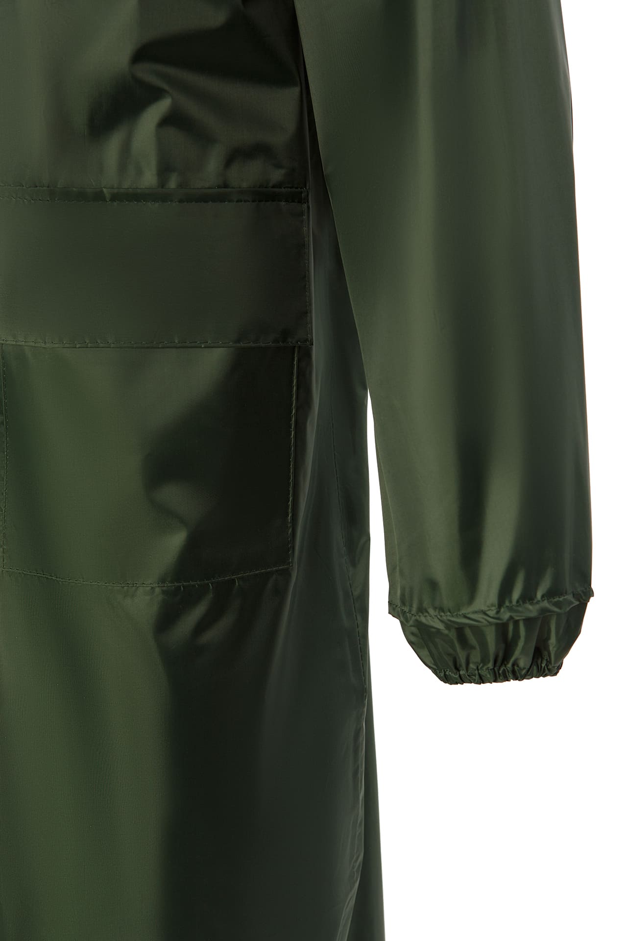 5041818 Плащ Альбатрос влагозащитный ЛАЙТ М зеленый  Непромокаемая спецодежда  размер XXXXL  - Вид №2