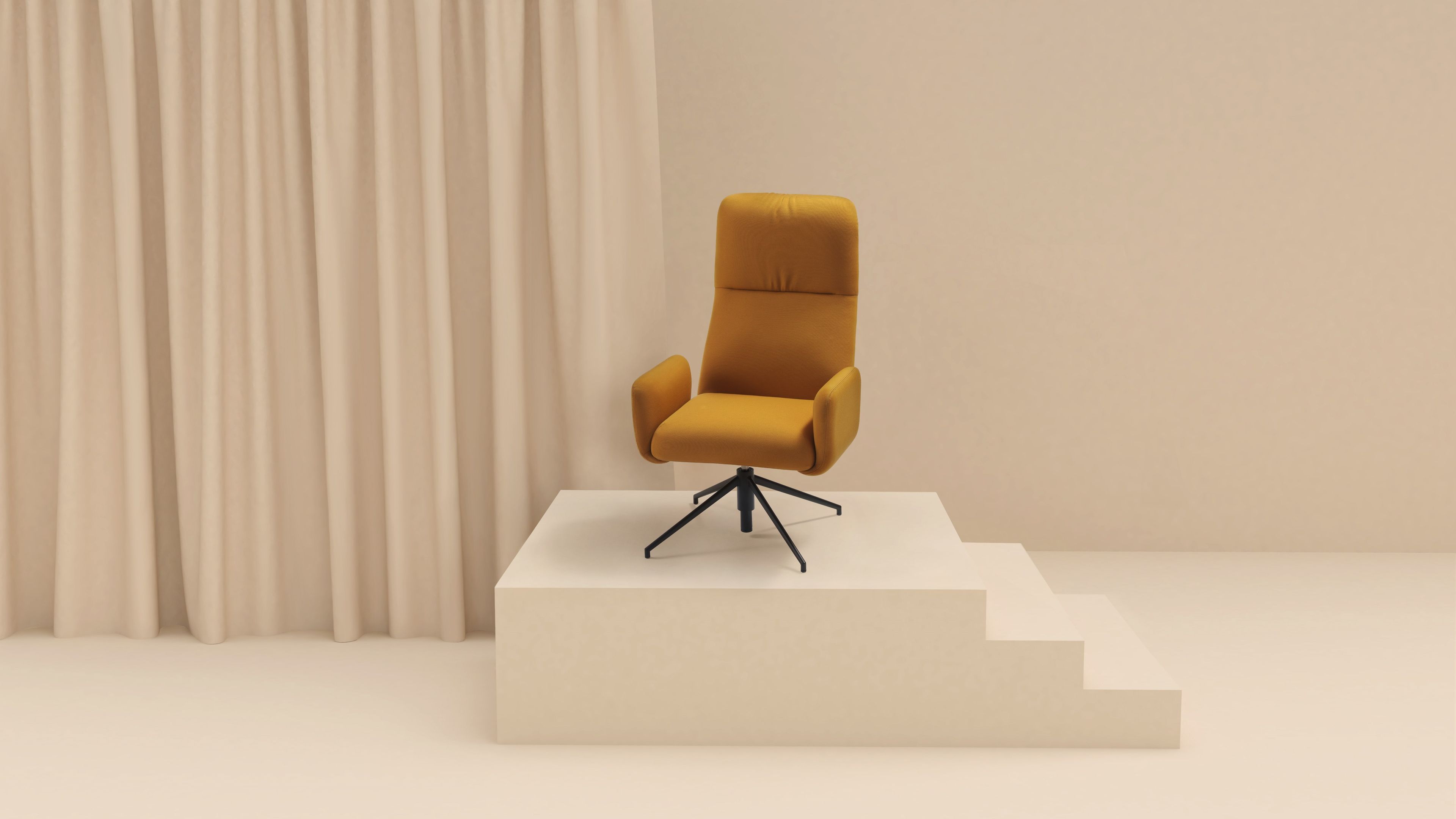 Вращающееся офисное кресло с высокой спинкой SANCAL ARCH-00066694 - Вид №4