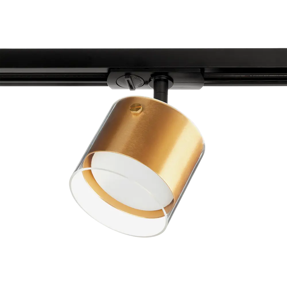 Трековый спот Wolta с золотым покрытием для акцентного освещения 89436514 STLM-1579392