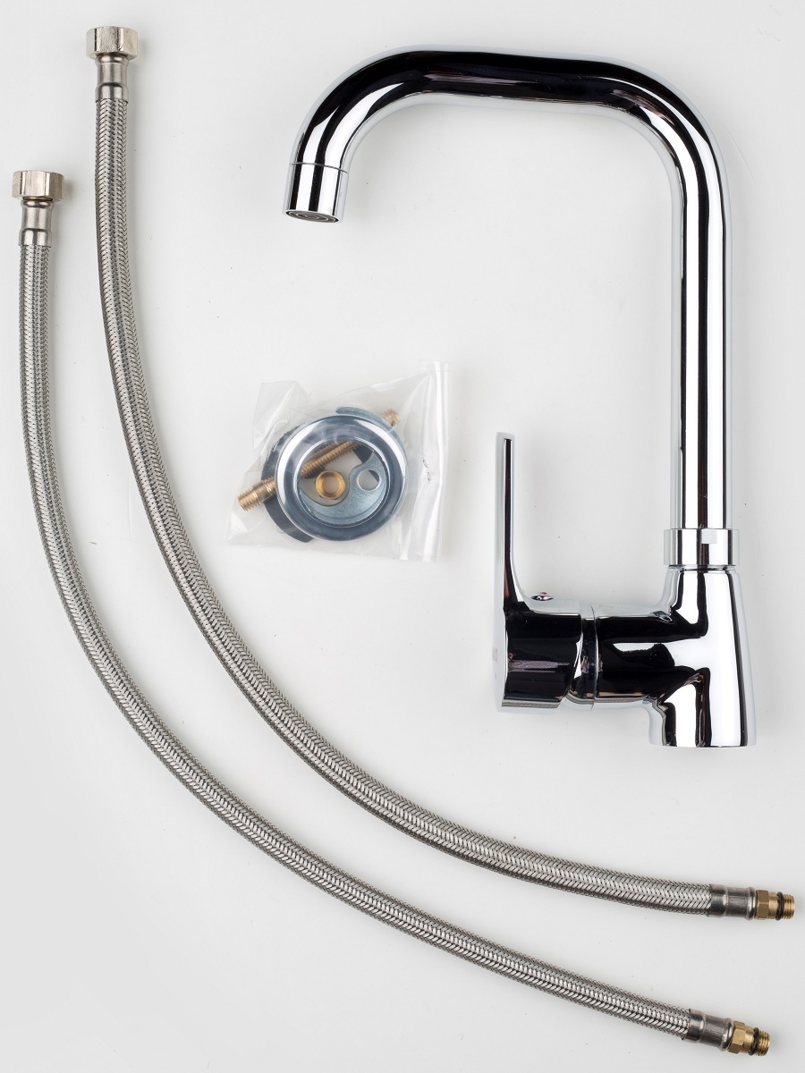 Смеситель для кухни Navako Groove хром NAVAKO 14006 - Вид №3