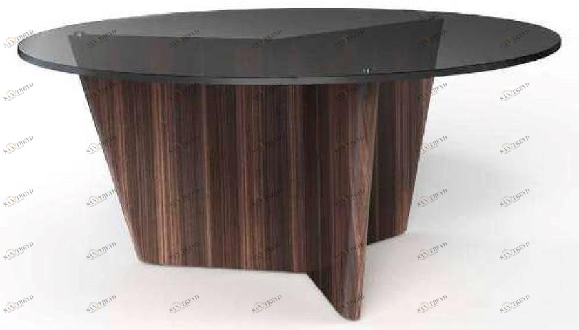 Now & Future Журнальный столик из дерева и стекла с подставкой 3 звезды sun-id-1416879