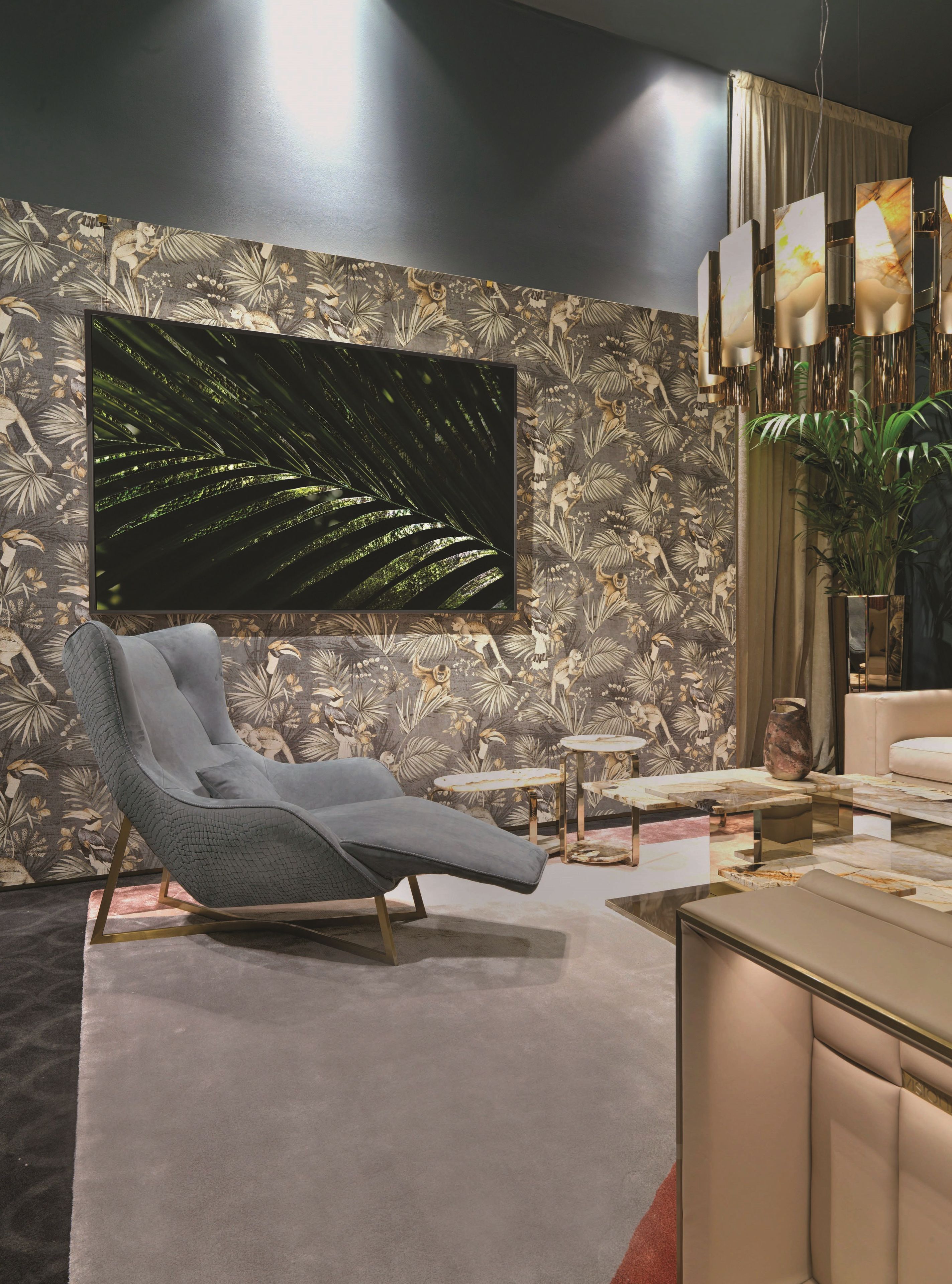 Подвесной светильник из алюминия и оникса Visionnaire Polaris ARCH-00033086 - Вид №7