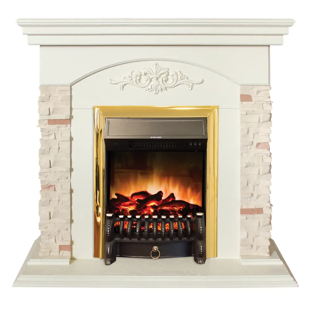 Обрамление Neapolis под очаг Eugene белый дуб REALFLAME STLM-2044579 - Вид №1