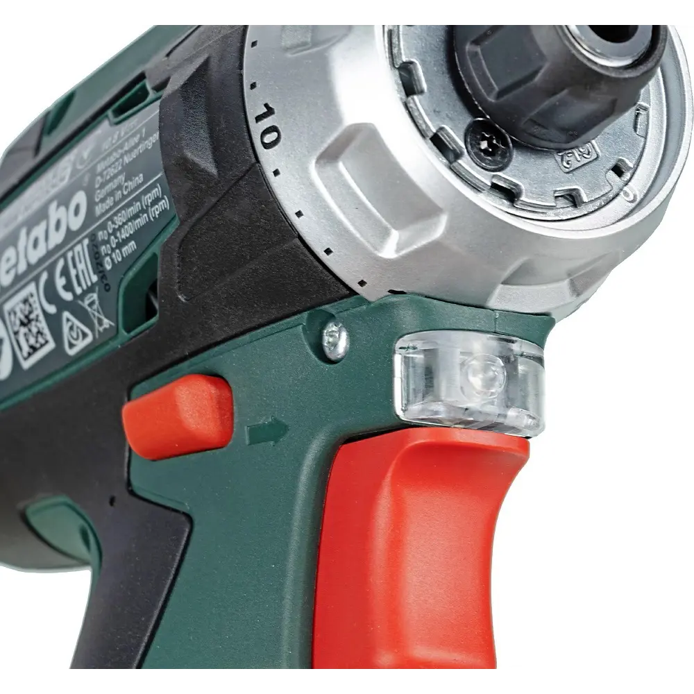 Дрель-шуруповерт аккумуляторная Metabo PowerMaxx BS 600984000, 12 В Li-Ion 2x2 Ач STLM-2206147 - Вид №8