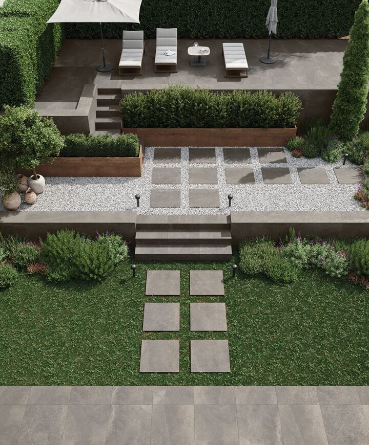 Пол / облицовка керамогранита с эффектом камня CERAMICA FONDOVALLE Planeto ARCH-00078874 - Вид №2