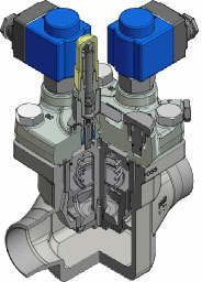 Danfoss ICSH — двухступенчатые клапаны ICSH 40 40D Клапан электромагнитный 027H4309  - Вид №7