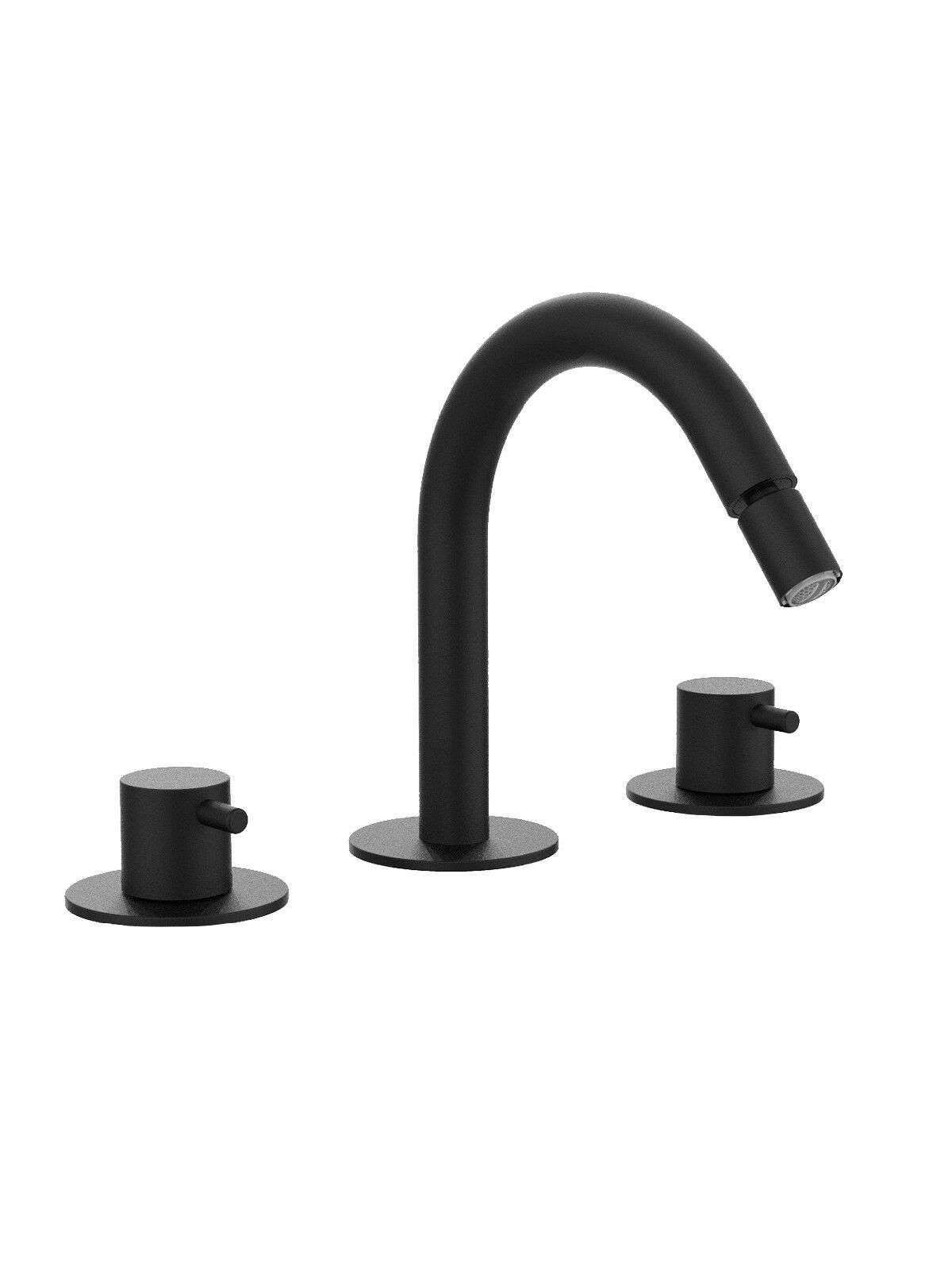 Смеситель для биде с 3 отверстиями для пола с отдельными розетками Rubinetterie Frattini Pepe XL ARCH-00131328 - Вид №19