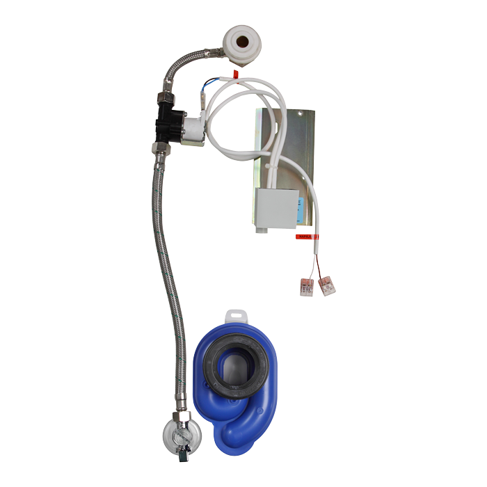 11707 Радарное устройство смыва для писсуара Villeroy Boch O.novo, с электрoпитанием oт батарейки, 6 В SANELA 