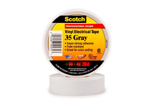 15541704 Изоляционная лента высшего класса Scotch 35 серая 19мм х 20м х 0,18мм 7000031674 3М