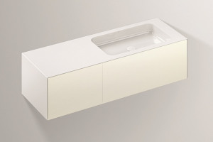 5159514000 Умывальник с тумбой, wp.folio10, белая, proshield, лакированная, шелковисто-матовый блеск, белый Alape серия FO (Folio)