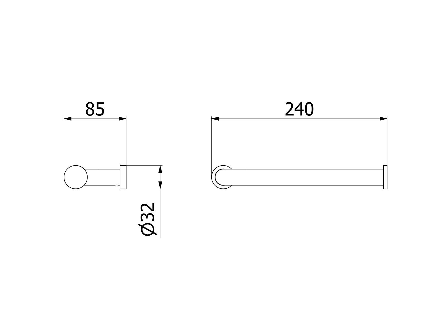 Стальной держатель для полотенец IB Solferino 316 ARCH-00021088