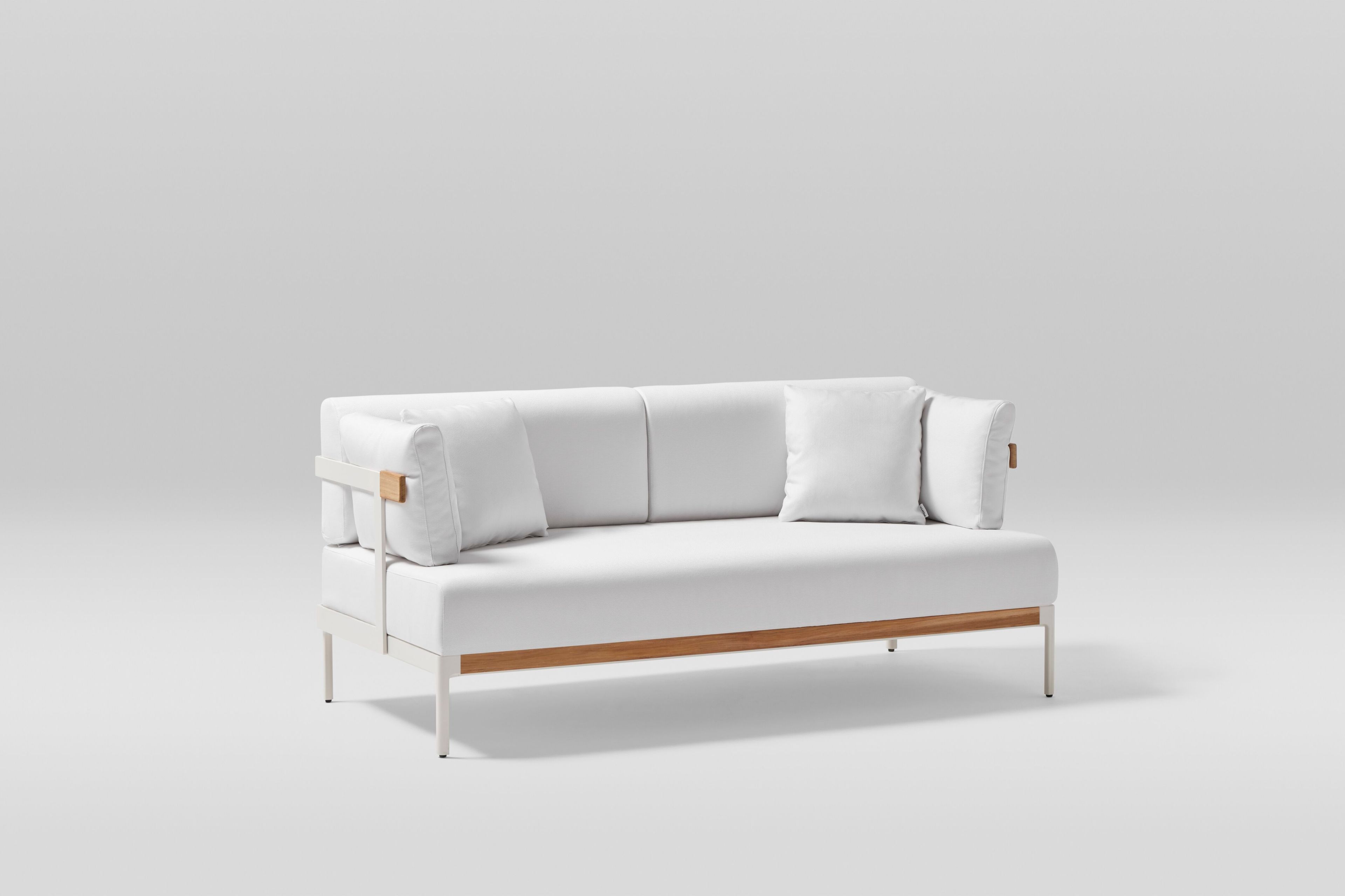 2-местный алюминиевый садовый диван с порошковым покрытием и тканью POINT Legacy ARCH-00023519 - Вид №9