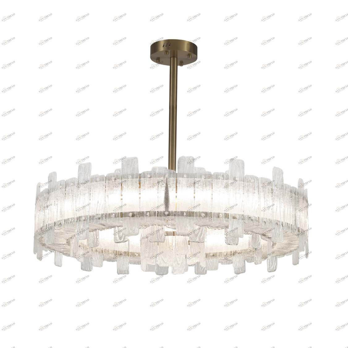 Светильник подвесной 55х65 см золотой Delight Collection MD18162081-650 DELIGHT COLLECTION ДИЗАЙНЕРСКИЕ 00-3883081 Золото;прозрачный 