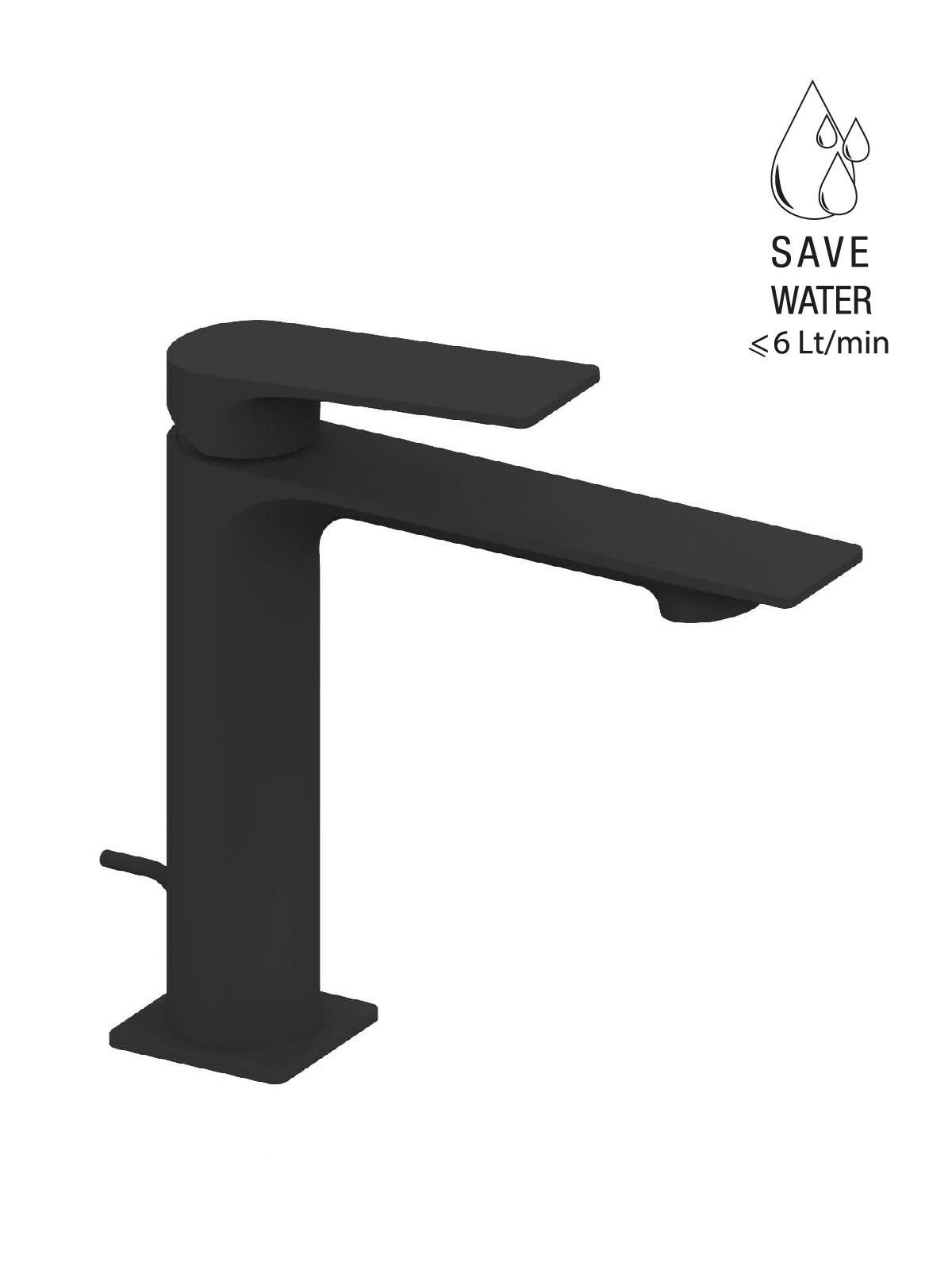 Однорычажный смеситель для раковины с раковиной Rubinetterie Frattini Narciso ARCH-00094169 - Вид №6