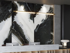 Декоративная панель из алюминия, стекла или ПММА