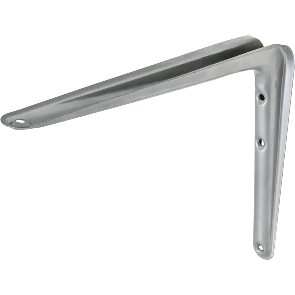 Кронштейн для полки №6 20x25 см нагрузка до 15 кг металл цвет матовый серый 12328089 STLM-2112207 LARVIJ 