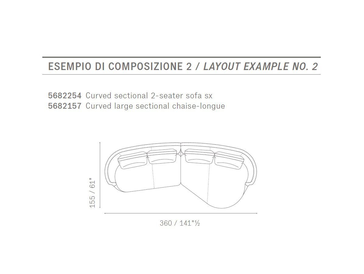 Ткань диван Poltrona Frau коллекция-диваны и кресла ARCH-00033066 - Вид №4