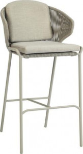 MNST15 Барный стул 76 веревка кремень перец Manutti Radius